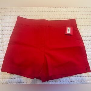 SPANX Red On the Go 4” Shorts NWT